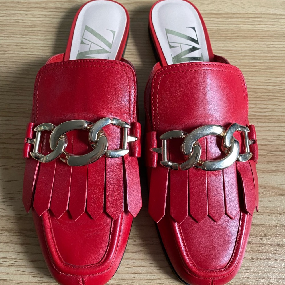 Zara Loafers Sz 8